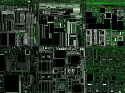 Industrial Units Collection 1 - 40 pieces 3D model