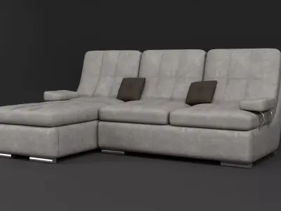 Bozen Sofa Free low-poly 3D model