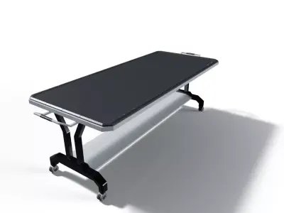 Sci-Fi Morgue Table Low-poly 3D model