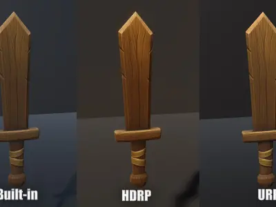 Medieval Sword Set - Game Ready Weapons Low-poly 3D model