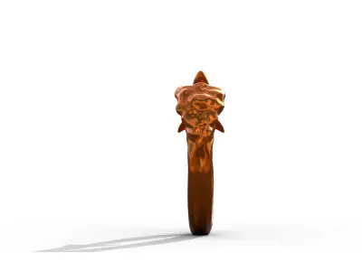 High-Quality 3D Ring Jet Model Low-poly 3D model