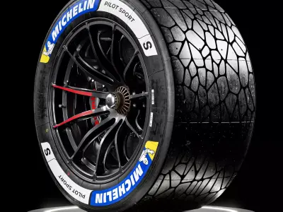 MICHELIN Pilot Sport Hypercar GTP 34 71 18 S 3D model