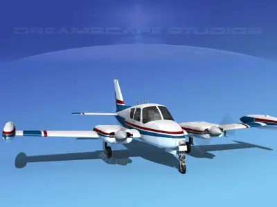 Cessna 310 V02 3D model