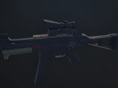 HK UMP-45 Free low-poly 3D model