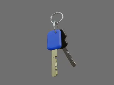 Car Keys - Locksmith - Chave de Carro - Chaveiro 3D model