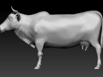Cow 3D Model 3D print model