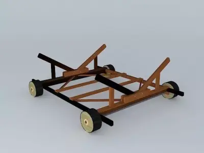 Carreta stranding Boat II 3D model