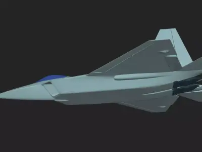 yf-22 3D print model