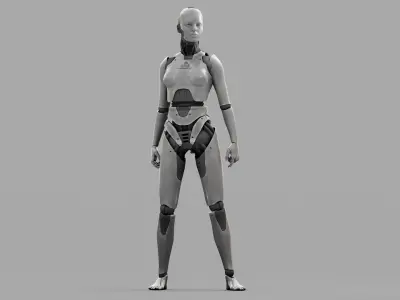 HUMANOID M2000  rigged character  3D model
