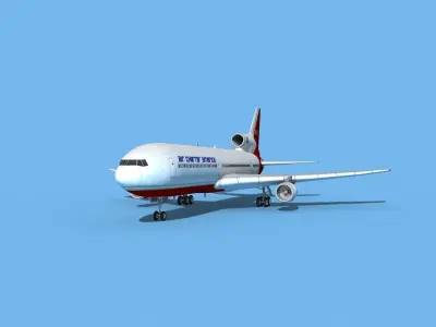 Lockheed L-1011 Air Charter America 3D model