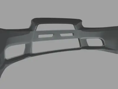 Front Bumper Mitsubishi Lancer Evolution Low-poly 3D model