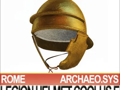 Roman Legionary Helmet Coolus E 1stBC 1stAD 3D model