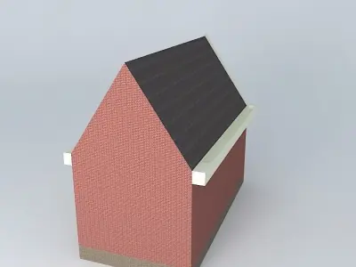 the old house of Ms. Douma, here spent many hours Free 3D model