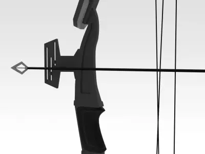 Archery Low-poly 3D model