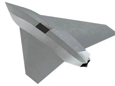 Hadid-110 kamikaze Dalahu metal drone 3D model