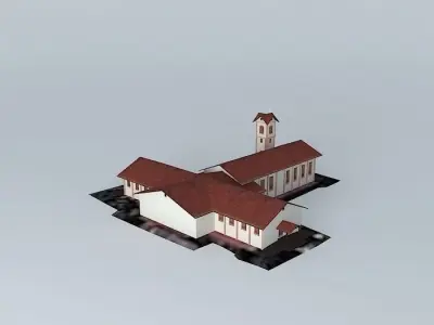Church Santa Luzia Free 3D model