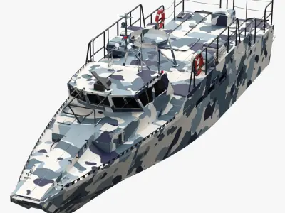 Combat Boat 3D model