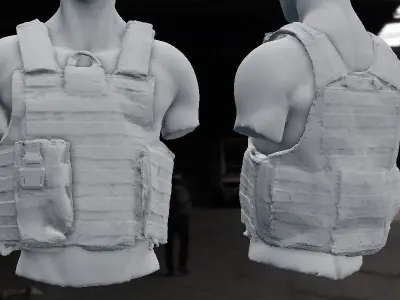 SOLDIER Bulletproof Vest 03 3D model