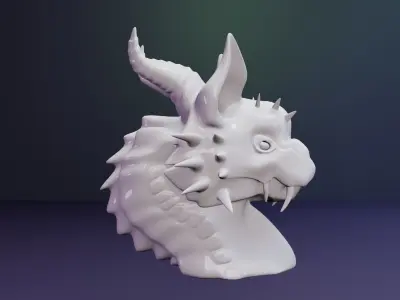 Dragon Bust 3D model
