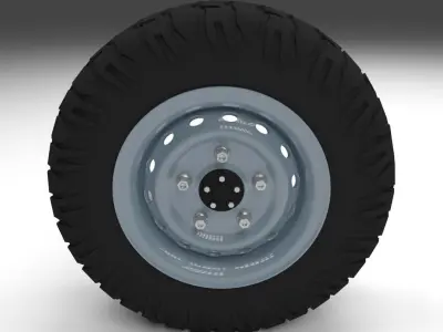 Offroad Wheel 3D model