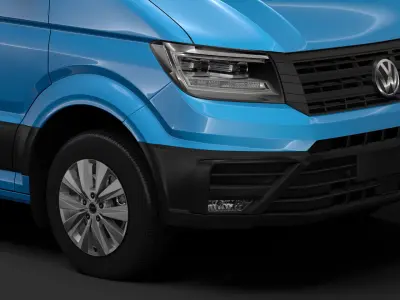 WV Crafter Van L4H3 2017 3D model