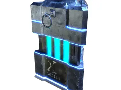 Chemical grenade type ORG 1 Low-poly 3D model