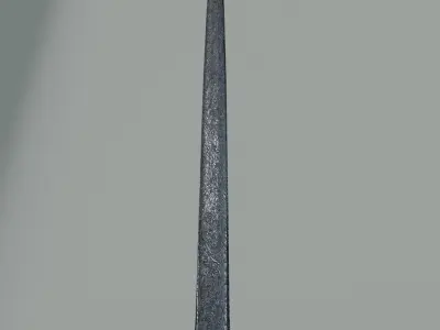 Low Poly Game Ready Stylized Sword Low-poly 3D model