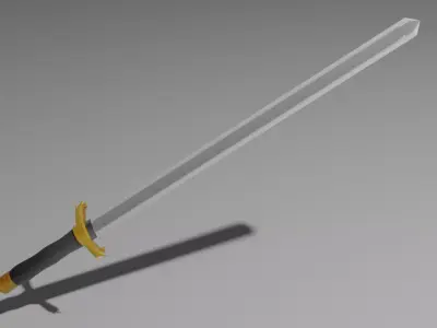 Combat Sword 3D model