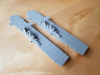 US Wasp Class Helicopter Carrier 3D print model