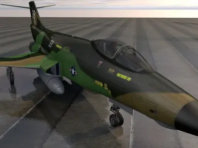 McDonnell RF-101G Voodoo 3D model