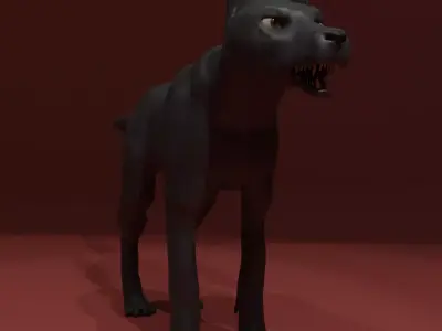 Dog Rig Free 3D model