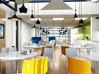 Full Office Interior 8 3D model