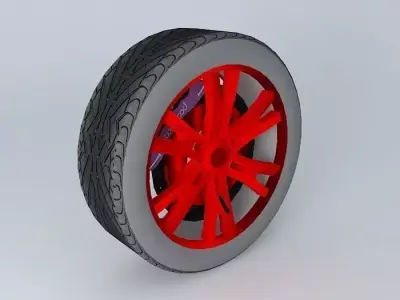 SPORT wheel2 NEG Free 3D model