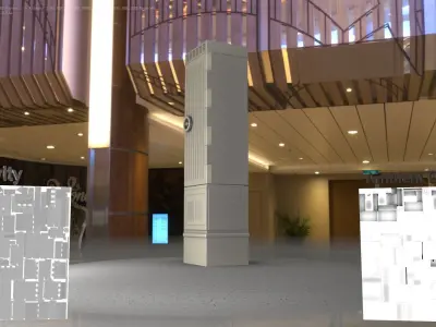 Electrical Distribution Cabinet 174 Low-poly 3D model