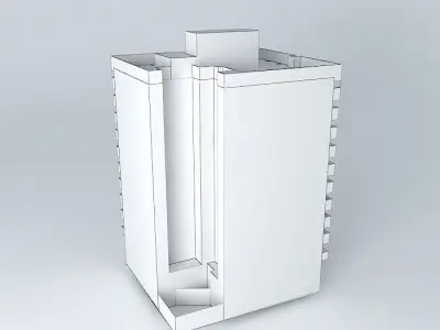 Atlantida building IX 3D model