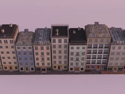 City Block European 3D model