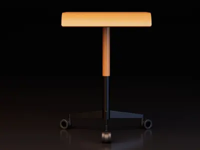 Modern Side Table Free low-poly 3D model