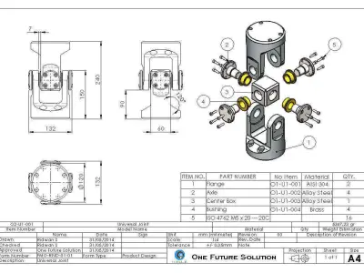 Universal Joint Free 3D model