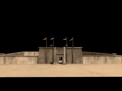 Luxor Temple Egypt 3D model