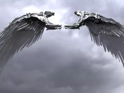 Angel Wings Hybrid Gods  3D model