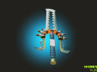 Sword Concept 01 Low-poly 3D model