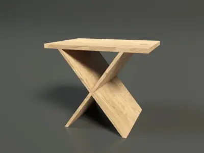 Coffee Table Free 3D model 16