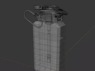 Sci-fi granade 3D model