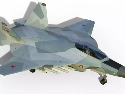 I-2000 LFS Integral-2010 Fighter jet 3D model