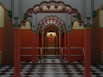 SankatMochan Hanuman Temple 3D model