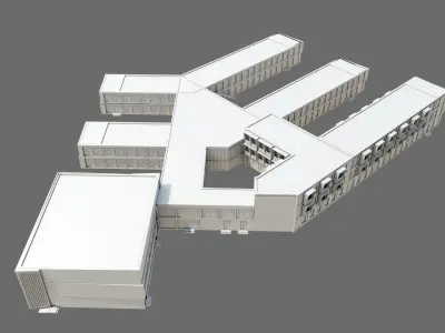 High School ID026 3D model