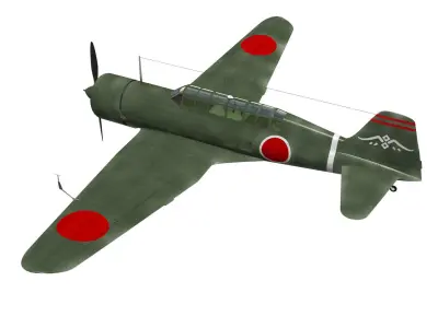 Mitsubishi Ki15 Babs 3D model