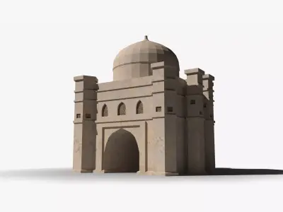 Arab x48 Low-poly 3D model