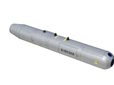 KJDC03A Targeting Pod of Chinese Military Jet Low-poly 3D model