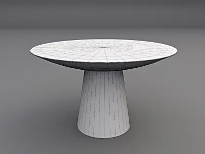 Sean Dix Drum Dining Table Free 3D model
